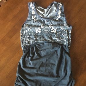 Athleta Dance Fitness Floral Seamless Tank